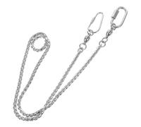 UKCOCO Cadena de Acero Inoxidable para Tobillo de Loro, Segura y Resistente, Tamaño 4 Fina, Diseño Moderno para Complementos de Aves y Mascotas Pequeñas