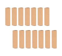 UKCOCO Caja de Embalaje de Papel Kraft para 50 Tubos Vacíos de Brillo Labial, Organizador Compacto para Bálsamo Labial, Tamaño 2x2x10 Cm, Adecuado para Aceites Esenciales y Cosméticos