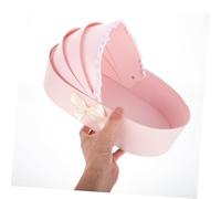 UKCOCO Caja de Empaque de Flores para Shower Caja de Rosa para Nacidos Especiales Diseño de Apertura Media para Exhibir de Flores para San Valentín y Celebraciones