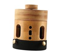 UKCOCO Caja de Moxibustión de Bambú sin Humo con Soporte Antiescaldad para Masaje Corporal Quemador de Conos Moxa Adecuada para Cuello y Cuerpo Completo