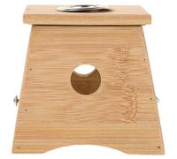 UKCOCO Caja de Moxibustión de Madera Portátil 1 Orificio, Quemador Ajustable Correa para Terapia Corporal Integral, Kit de Caja de Moxibustión Tradicional para Bienestar y Relajación