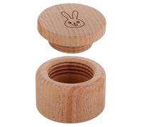 UKCOCO Caja De Recuerdos De Madera Para Dientes De Niño Niña Organizador De Almacenamiento Para Dientes De Leche y Cabello Recipiente Multifuncional Para Niño Niña y Niñas Diseño