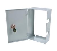 UKCOCO Caja Metálica para Enchufes de Pared 86 con Cerradura Antirrobo Cubierta para Tomacorrientes Exteriores Protección para Carga de Vehículos Eléctricos Uso Interior y Exterior