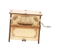 UKCOCO Caja Musical de Piano 3D Madera Educativo DIY para Niños Fácil de Ensamblar sin Baterías Proyecto Manualidades