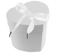 UKCOCO Caja Obsequio en Forma de Corazón Dorado Ligera y Reutilizable para Flores Elegante y Noble Adecuado Día de San Valentín y Día Madre