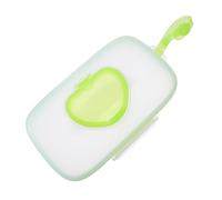 UKCOCO Caja Portátil Para Toallitas Húmedas Para Bebés Con Cierre De Silicona Hermético Colgante Resistente Para Cochecitos y Cunas Diseño Prueba De Polvo y Fácil Apertura Botón Almacenam