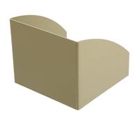 UKCOCO Caja Protectora de Enchufe Beige de Hierro Resistente Oxidación Diseño Simple para Exteriores y Protección contra Lluvia