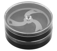UKCOCO Caja Protectora para Mecanismos de Relojes 2 Piezas Soporte Plástico Negro 5127Mm X 1216Mm Organizador Portátil Antipolvo y Antivibración Estuche Compacto para Reparación y