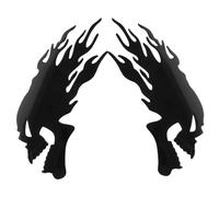 UKCOCO Calcomanías de Calavera para Automóviles Pegatinas Decorativas para Camiones y Motos Adhesivos Duraderos y Resistentes al Desgaste Diseño Único para Exterior Aplicación Superficies