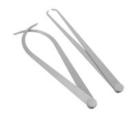 UKCOCO Calibrador Exterior Interior de Escultura Acero Inoxidable 250 Mm Herramienta para Modelado de Arcilla Set de 2