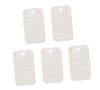 UKCOCO Calzas Niveladoras De Bricolaje para Muebles Blancas, Cuñas Niveladoras Resistentes para Sofás y Camas, Juego De 5 Piezas, para Estabilizar y Elevar Patas Interiores y Exteriores