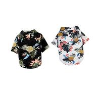 UKCOCO Camisa Hawaiana para Perros XL Ropa Verano para Mascotas Blusa Transpirable y Adorable para Cachorros