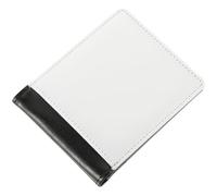 UKCOCO Cartera para Transferencia de Calor Pequeña de PU de Color Claro, Organizador Portátil y Multifuncional para Tarjetas y Dinero en Casa Aire Libre