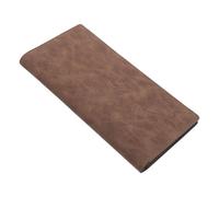 UKCOCO Cartera Vintage para Hombre Marrón, Billetera Delgada Plegable con Múltiples Ranuras para Tarjetas, Tarjetero Largo de Piel Sintética Adecuado para Viaje y Uso Diario