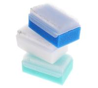 UKCOCO Cepillo de Baño de Esponja 3 Piezas Exfoliante y Masajeador para Bebés y No Tóxico para Baño y Cuidado Personal