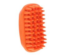 UKCOCO Cepillo de champú de silicona cepillo de baño para fregar mascotas para mascotas peine de baño para perros de champú para baño para perros tipe Naranja