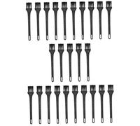 UKCOCO Cepillo de Limpieza Multifuncional 25 Unidades Mini Tamaño Compacto Cerdas Duras Ergonómico para Afeitadora Eléctrica y Humidificador Adecuado para Teclado y Uso Doméstico