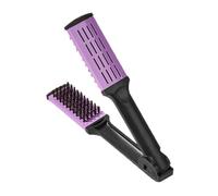 UKCOCO Cepillo Dual Lado para Cabello Herramienta Portátil de Estilizado para y Mañanas Ocupadas