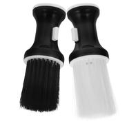 UKCOCO Cepillo Para Barbería 2 Unidades Cerdas Depilatorias Para Limpieza De Cuello y Escote, Accesorio Esencial Para Uso Diario En Peluquerías