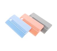 UKCOCO Cepillo Quitapelusas para Mascotas 3 Unidades Suave de Goma Doble Cara para Sofá, Muebles y Coche, Removedor Portátil de Pelo de Perro y Gato, Herramienta para Limpieza de Mantas