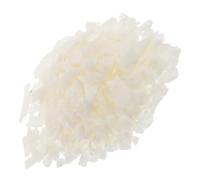 UKCOCO Cera de Soja para Hacer Velas Natural, Material para Velas Fácil de Fundir y Verter, Copos de Cera de Color Claro 100g para Bricolaje en Casa y Eventos Festivos
