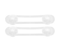 UKCOCO Cerraduras de Seguridad para Armarios y Cajones Antideslizantes, Transparentes y Flexibles, Bloqueo Anti-pellizcos para Bebés, Material Duradero, Protección Infantil para Hogar