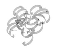 UKCOCO Clips Antideslizantes De Acero Reforzado para Jaulas De Pollos 30 Piezas 3.5 Cm Protección Segura para Puertas De Jaulas Avicultura Crianza Animales Pequeños