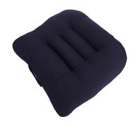 UKCOCO Cojín Elevador para Conductor Almohada Transpirable y Ergonómica para Asientos de Automóvil Altura y Visibilidad para Adultos Cortos Color Azul Mediano