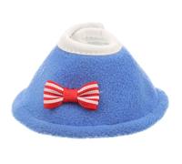 UKCOCO Collar Antipicoteo para Loros Cono Cónico De Plástico Suave, Talla Pequeña Azul, Collar Protector De Recuperación para Aves En Recuperación Postoperatoria