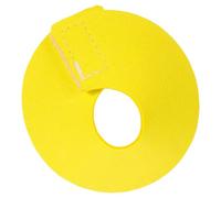UKCOCO Collar De Pájaro Cónico Anti-mordeduras para Loros, Protector De Cuello De Microfibra, Tamaño XS Amarillo, para Recuperación y Cuidado De Aves Pequeñas