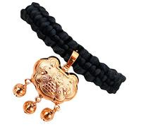 UKCOCO Collar para Mascotas con Candado Dorado y Campana Collar Decorativo Resistente para Gatos y Perros Accesorio Delicado y Duradero XS Estilo Negro con Sonido para y Longevidad de