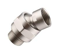 UKCOCO Conector para Ducha de Cobre Duradero Accesorio Práctico con Diseño Sencillo y Fácil Instalación para Cabezal Giratorio