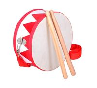 UKCOCO Conjunto De Instrumentos Musicales Triangulares Para Percusión Caja De Tambor De Mano Con Mazos Instrumento Musical Para Escuelas Bandas y Presentaciones De Principiantes