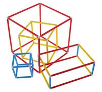 UKCOCO Construcción Geométrica para Conectores Desmontables y Material Didáctico para Aprendizaje de Matemáticas y Razonamiento Espacial