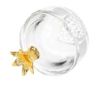 UKCOCO Copa de Arte de Uñas Transparente de Cristal Plato Dappen para Decoración de Uñas Vaso Mezclador con Tapa para Trabajos de Manicura