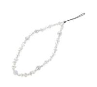 UKCOCO Cordón para Teléfono Móvil Dijes de Cristal y Perlas Cadena Antipérdida para Teléfono Correa de Muñeca para Usar Actividades al Aire