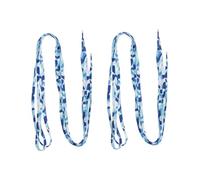 UKCOCO Cordones Para Patines y Botas De Esquí Al Aire Libre 1,8 m Resistentes y Flexibles Cordones Deportivos Camuflaje Azul Para Calzado Deportivo Ruedas y Patinaje