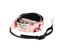 UKCOCO Correa para Ukulele Estilo Hawaiano con Gancho Diseño sin Clavos para Proteger Instrumento Floral Rosa Accesorio para Guitarra y Ukelele