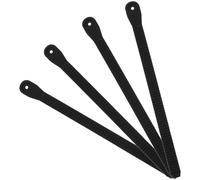 UKCOCO Correas de Fijación Ajustables Accesorio Confiable de PVC Negro Tornillos Paquete de 4 Piezas para Patines en Línea y Hielo para Uso Deportivo