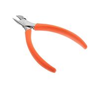 UKCOCO Cortaúñas Inoxidable con Mango de Silicona Naranja Alicate para Cutículas y Pies Herramienta Práctica para Manicura y Pedicura para Casa y Salones de