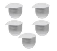 UKCOCO Crisol de Níquel Práctico Tapa 30 Ml, Kit de 5 Piezas Resistente a Ácidos y Álcalis, para Fundición de Metales Preciosos en Laboratorio y Uso Químico