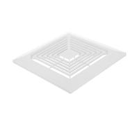 UKCOCO Cubierta Fácil Instalación con Diseño de Panel de Resorte de Rejilla de Ventilación de Plástico Abs y Estética Moderna, 27 X 27 Cm para Baño