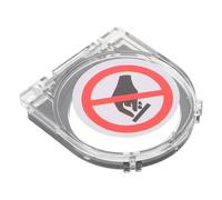 UKCOCO Cubierta Protectora del Interruptor, Cubierta de Seguridad del Botón, Plástico Redondo Autoadhesivo Antipolvo, para Botones de Encendido y Paneles de Interruptores, Lavadora y TV
