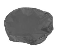 UKCOCO Cubierta Protectora para Balde de Lluvia de Tela Oxford 210d, Tapa Sellada para Cubo Plástico 65x10 Cm, Color Gris Oscuro, Resistente al Agua para Uso Exterior en Jardinería