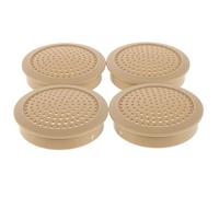 UKCOCO Cubiertas de Rejilla para Altavoz de Coche Beige 2 Pulgadas, Protector de Subwoofer y Tweeter, 4 Piezas, Malla Resistente y Decorativa para Sistemas de Audio Automotriz