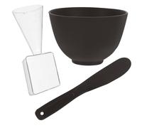 UKCOCO Cuenco para Faciales Espátula y Cuchara Herramienta Práctica para DIY Portátil y Fácil de Usar para Cuidado Femenina