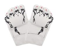 UKCOCO de Boxeo para Entrenamiento de Blancos Talla Única Malla Transpirable y Palma Acolchada para Protección Soporte Ajustable de Muñeca de Gimnasio y Kickboxing para Artes