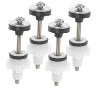 UKCOCO de Fijación para Asiento de Inodoro Tornillos Inoxidables Fijación Segura Compatible Todos los Inodoros 4 Piezas