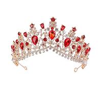 UKCOCO de Novia Barroca Elegante con Cristales Tocado de Boda Creativo y Simple Accesorio para Cabello de Dama para Fotografía Especiales