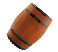 UKCOCO Decoración De Barril De Madera Vintage Para Pared Estilo Rústico Para Bodegas y Almacenes De Vino Adorno De Media Barrica De Madera De Altura